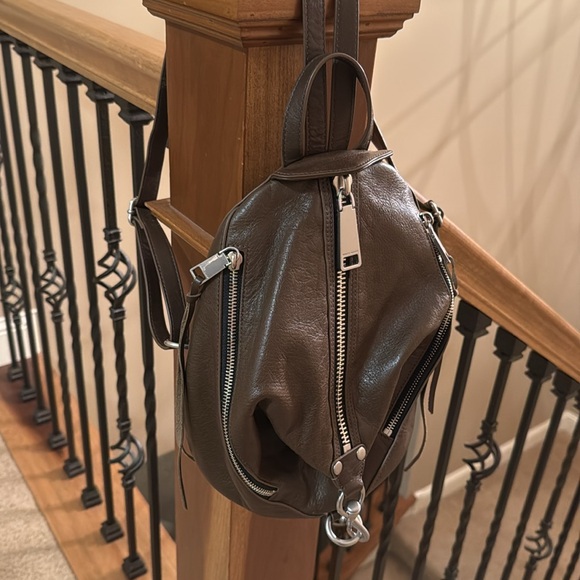 Rebecca Minkoff adjustable convertable mini leather backpack - Picture 2 of 4